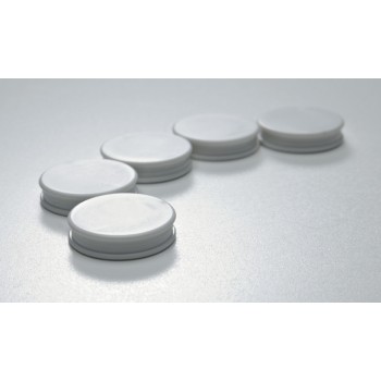 Glastavler Magneter i pakke med 5 stk. hvide