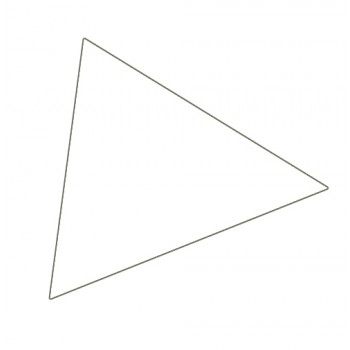 Magnet trekant 1x1 cm (180 stk pr. ark) 