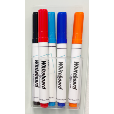 Transparent penneholder til whiteboards og glastavler