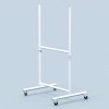 Svingtavle, whiteboardtavle til intensivt brug på mobilt stativ - 8 størrelser - 100x200 cm #3
