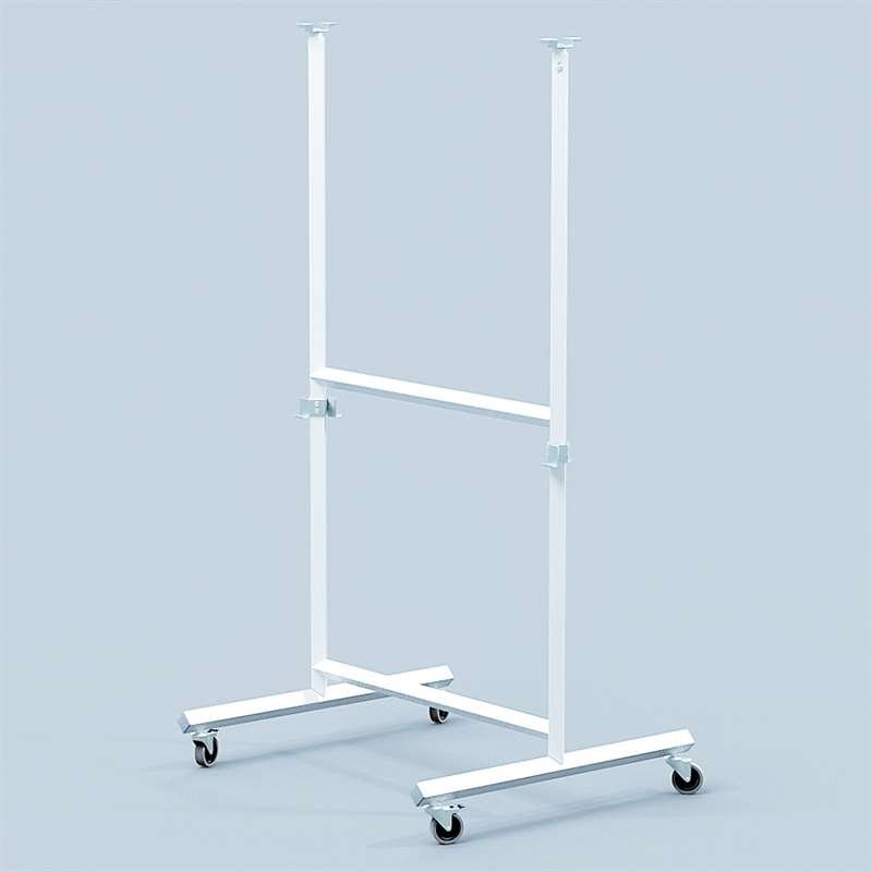 Svingtavle, whiteboardtavle til intensivt brug på mobilt stativ - 8 størrelser - 100x180 cm