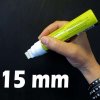 Whiteboardmarker, hvid, 15 mm #2