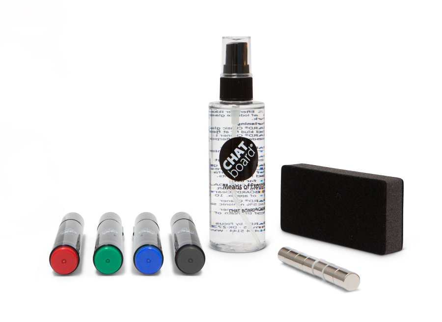 CHAT BOARD Starter Set til glastavler