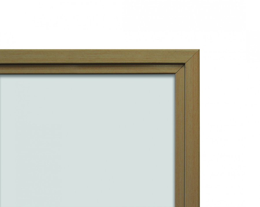 Whiteboard m fyrretr&aelig;ramme, 90x120cm.