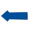 Magnet pil 1x2 cm (30 stk pr. ark) - Blå #1