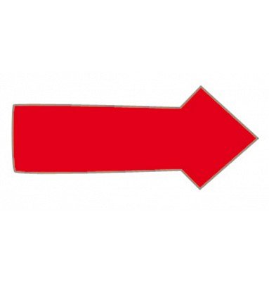 Magnet pil 1x2 cm (30 stk pr. ark) - Rød