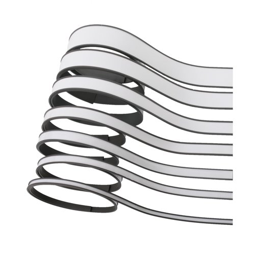 Magnetbånd C-profil m. etiketter og beskyttelsesfolie 1 meter - 30,0 mm