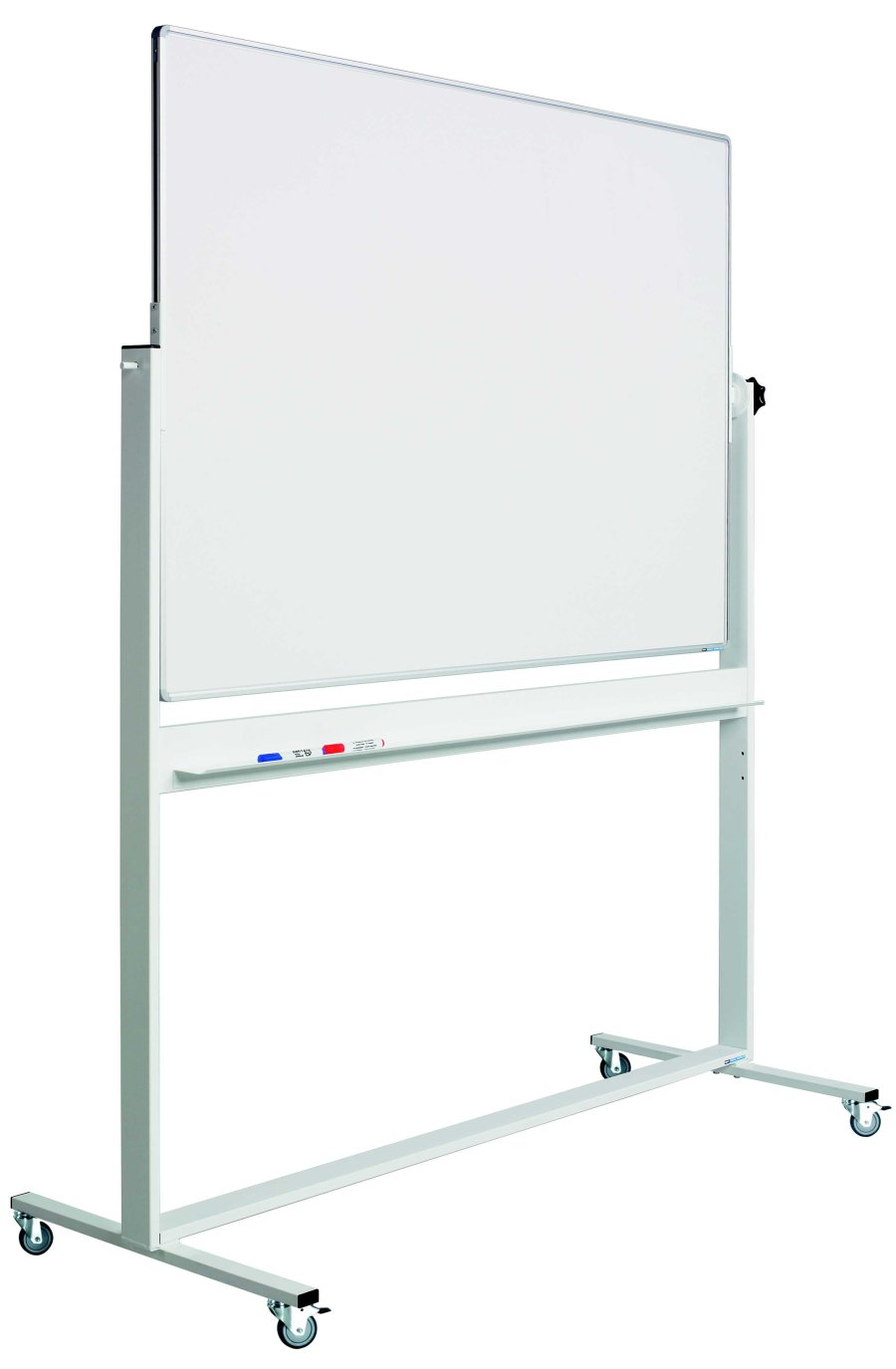 Svingtavle m. lakeret overflade på mobilt stativ, vælg mellem 2 størrelser - 120x150