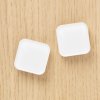 St&aelig;rke glasmagneter hvid firkant, 2-pak #1