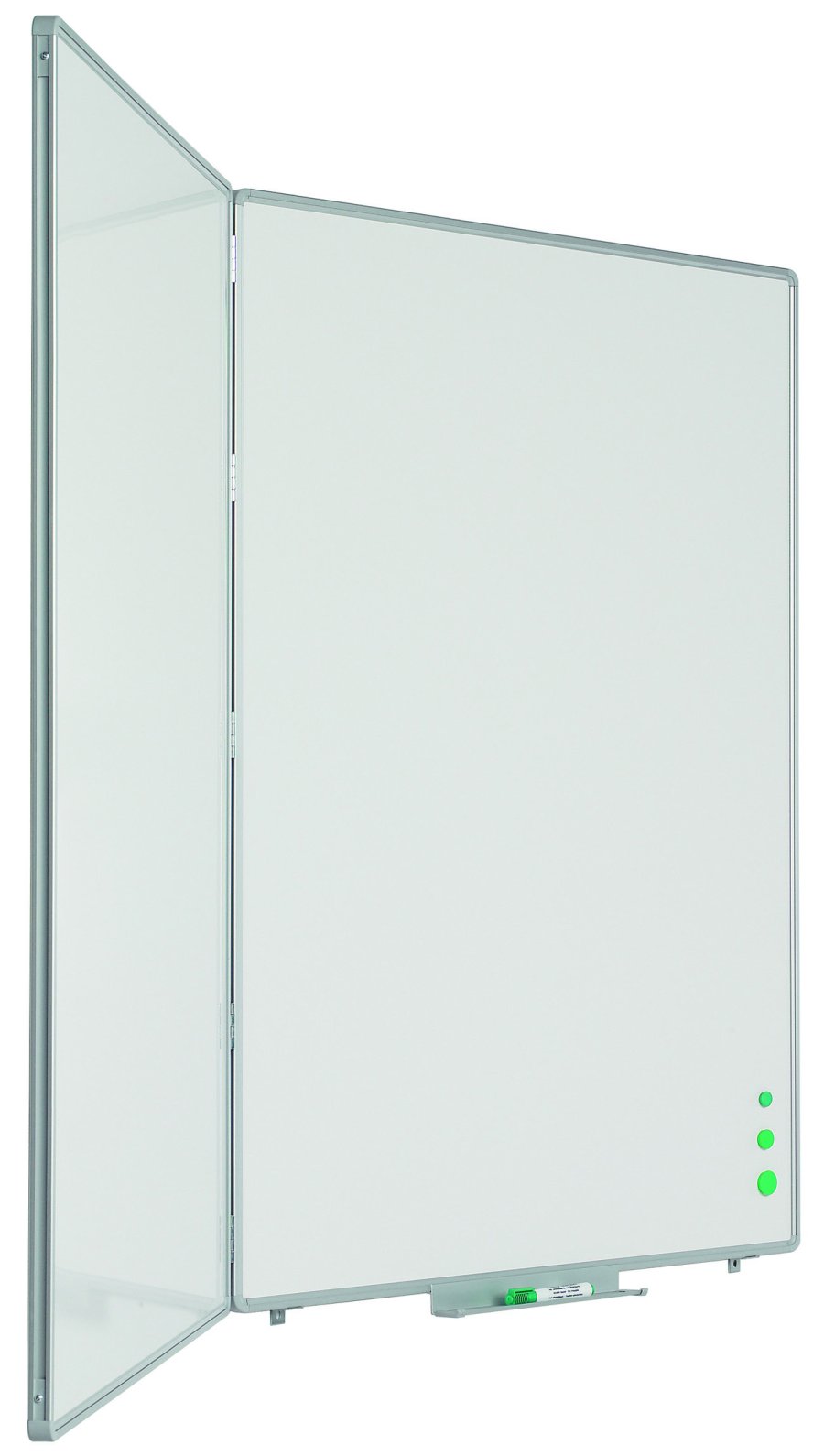 Whiteboard med 1 låge/klap - 1 låge - 90x60 cm (90x120 cm)