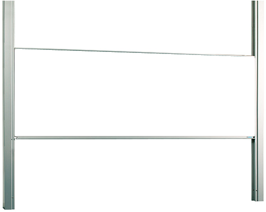 Enkel Hejsetavle  - Whiteboard - 120x250