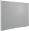 Whiteboard med farvet overflade - 60x90 cm - lysegrå #1