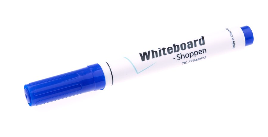 Tus med rund spids, 1-3mm, blå