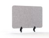Lysegrå lydabsorberende borddeler, 60x75 cm #1
