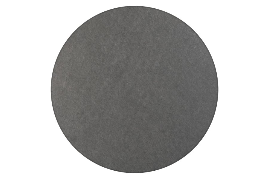 Lydabsorberende loftpanel, rund, Ø120 cm - mørkegrå