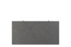 Lydabsorberende loftpanel - 60x120 cm - PET filt - mørkegrå #1