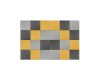 Sæt med 24 lydabsorberende paneler - 30x30 cm - PET filt - gul, lysegrå og mørkegrå #1