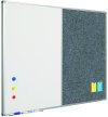 Combi tavle, Whiteboard og opslagstavle - Whiteboard/Bulletin Grå - 60x90 cm #1