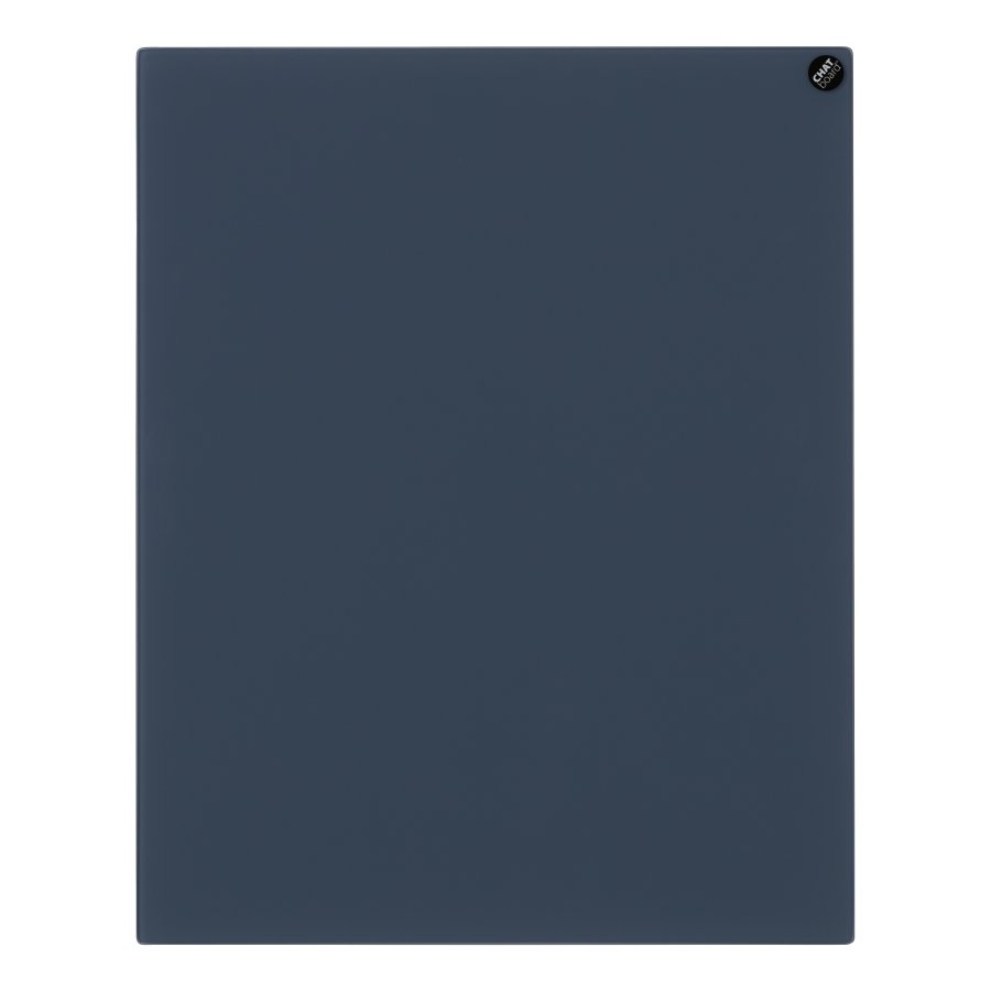 CHAT BOARD Classic glastavle 120x200 cm,  Blækblå- Ink