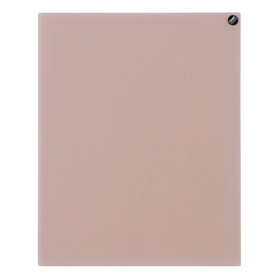 CHAT BOARD Classic glastavle 100x200 cm, gammelrosa- Petal