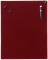 CHAT BOARD Classic glastavle 70x90 cm, mørk rød, bordeaux - Ruby #1