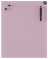 CHAT BOARD Classic glastavle, 100x150cm, Rose. #1