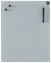 CHAT BOARD Classic glastavle 100x100 cm, grå - Grey #1