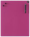 CHAT BOARD Classic glastavle, 100x100cm, Fuchsia #1