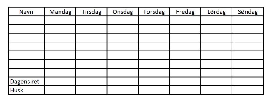 Whiteboard med print – 60x90 cm