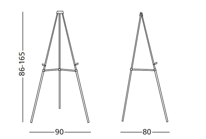 Staffeli til whiteboards