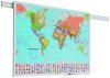 Tavle til v&aelig;gskinnesystem - Europa- el. verdenskort - Europakort 95x127 cm #2