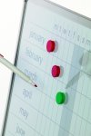 Planlgningstavle - rskalender med dage - 60x120 cm #3