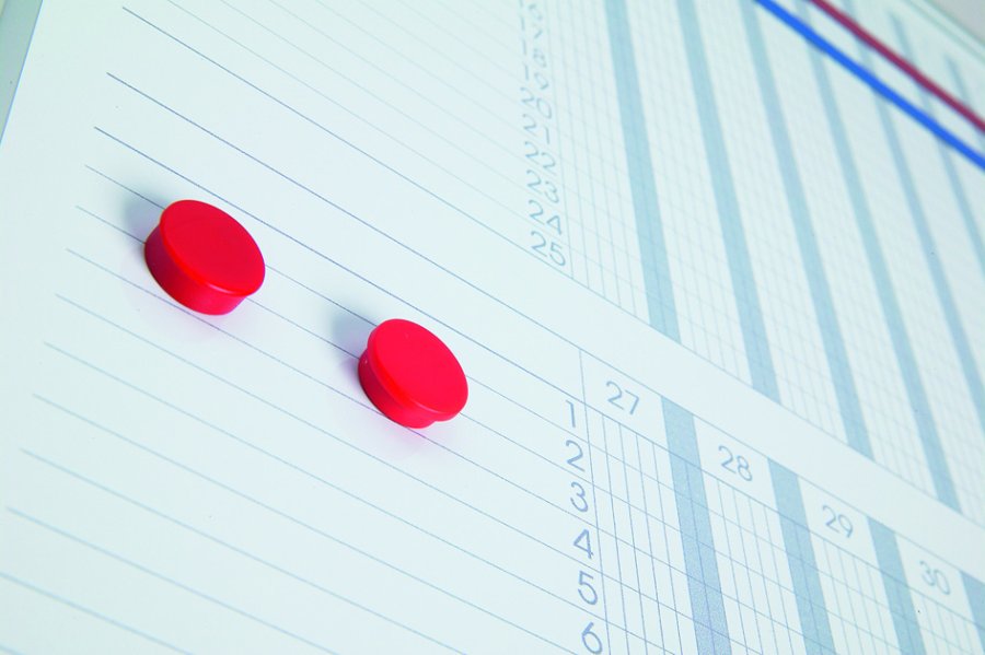 Planlgningstavle - Ugekalender, 52 uger, HxB 60x120 cm