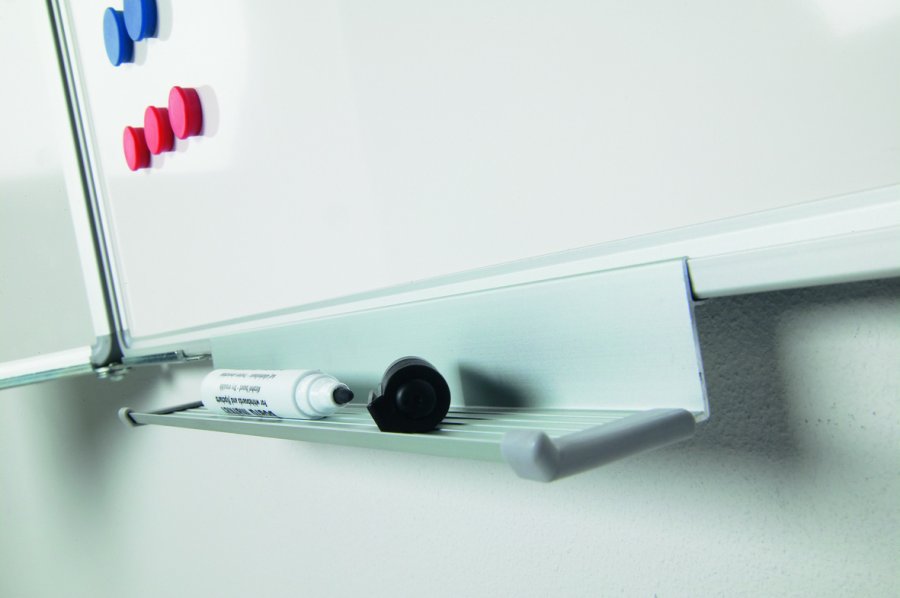 Mobilt stativ med 5-sidet whiteboard, 2 størrelser - 2 låger - 120x120 cm (120x120 cm) - uden låsebeslag