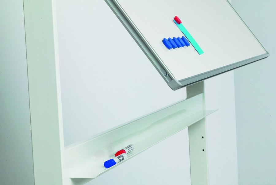 Svingtavle, kridttavle på mobilt stativ - 8 størrelser - 120x200