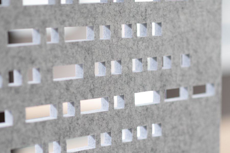 Hængende lydabsorberende rumdeler, 120x200 cm  grøn