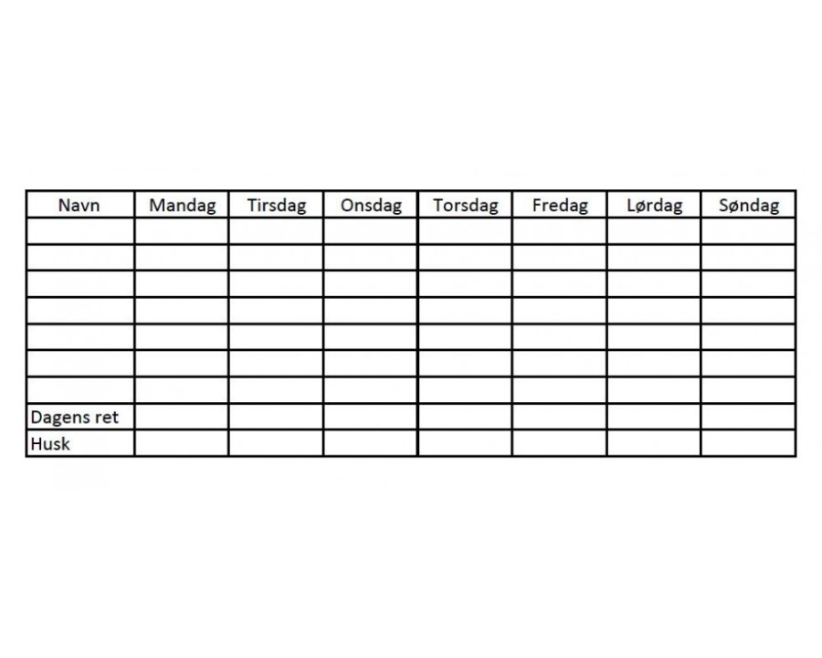 Whiteboard med print � 120x120 cm