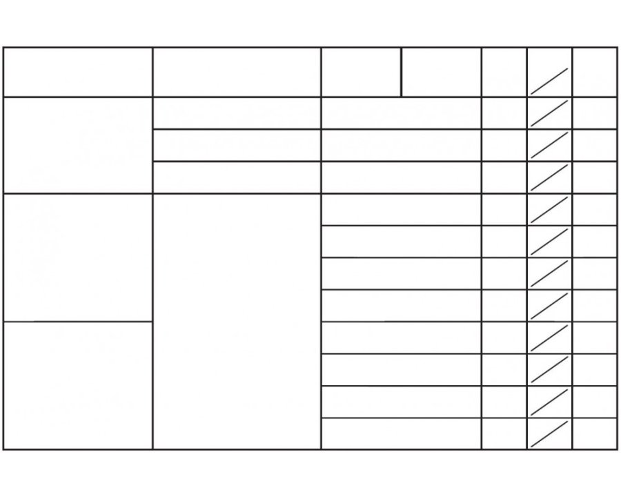 Whiteboard med print � 120x120 cm