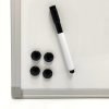 Whiteboard, kork- og kridt kombitavle med ugeplan, inkl. sort magnetisk tusch, magneter, n&aring;le og kridt, 90 x 60 cm #2