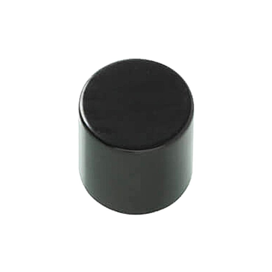 Magneter til tavle, st&aring;lmagneter til glastavle/whiteboard, 1 x 1 cm, 4 stk., Sort