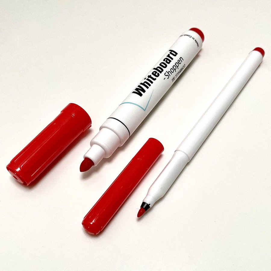Tuscher til whiteboard, assorterede whiteboardmarkere, 11 stk.