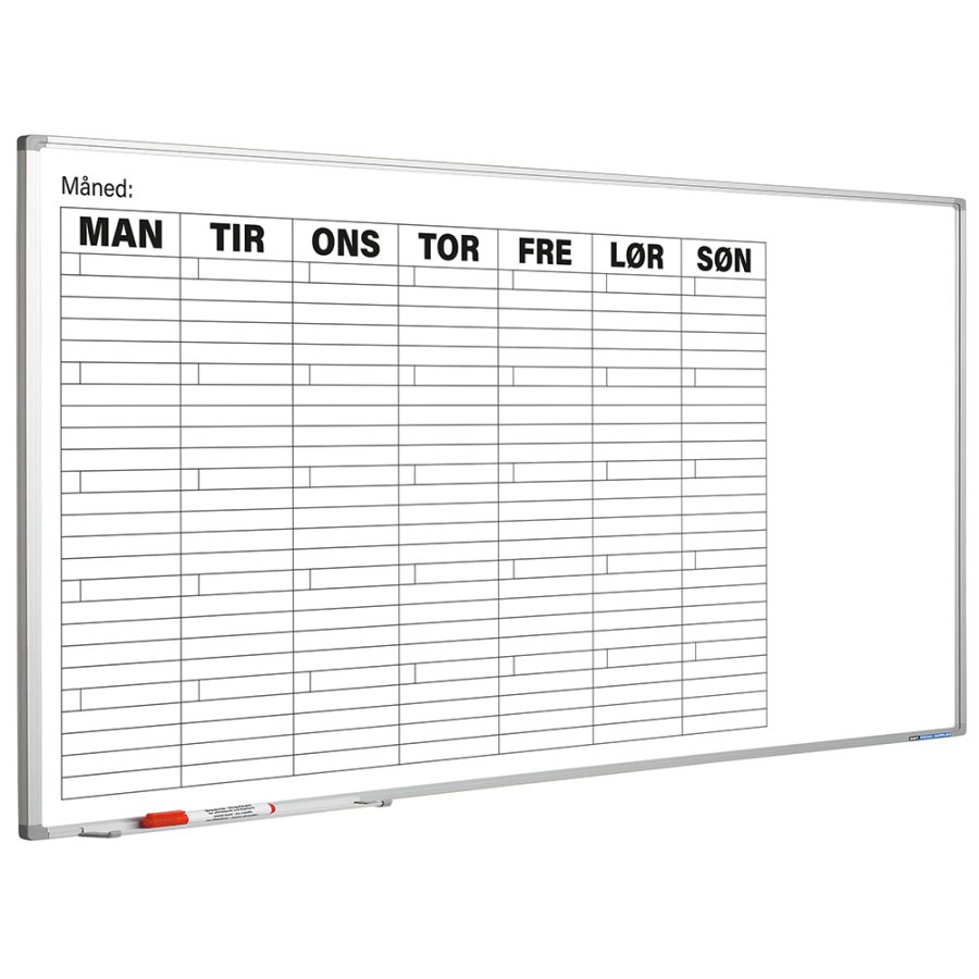 Optimer Din Uge: Stor Ugekalender 90x120cm til Effektiv Planl&aelig;gning