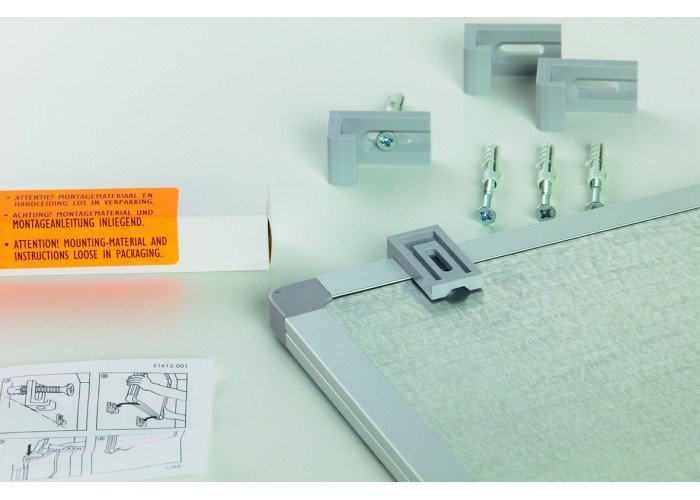 Monteringssæt til whiteboardtavler - 13 mm