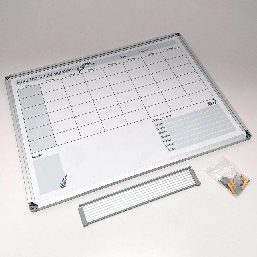 Familiens Ugekalender - 45x60cm