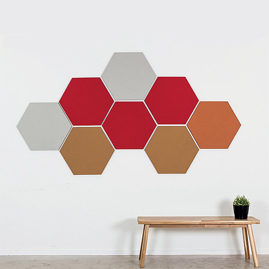 Six-Square opslagstavle 60 cm - 2187 brown rice