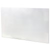 Whiteboard, Visual Design, rammel&oslash;s, lakeret overflade, sort kant, 100 x 100 cm #2