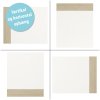 CHAT BOARD Classic Crafted glastavle m. natur egefin�r panel, Pure White, 100x120cm #4