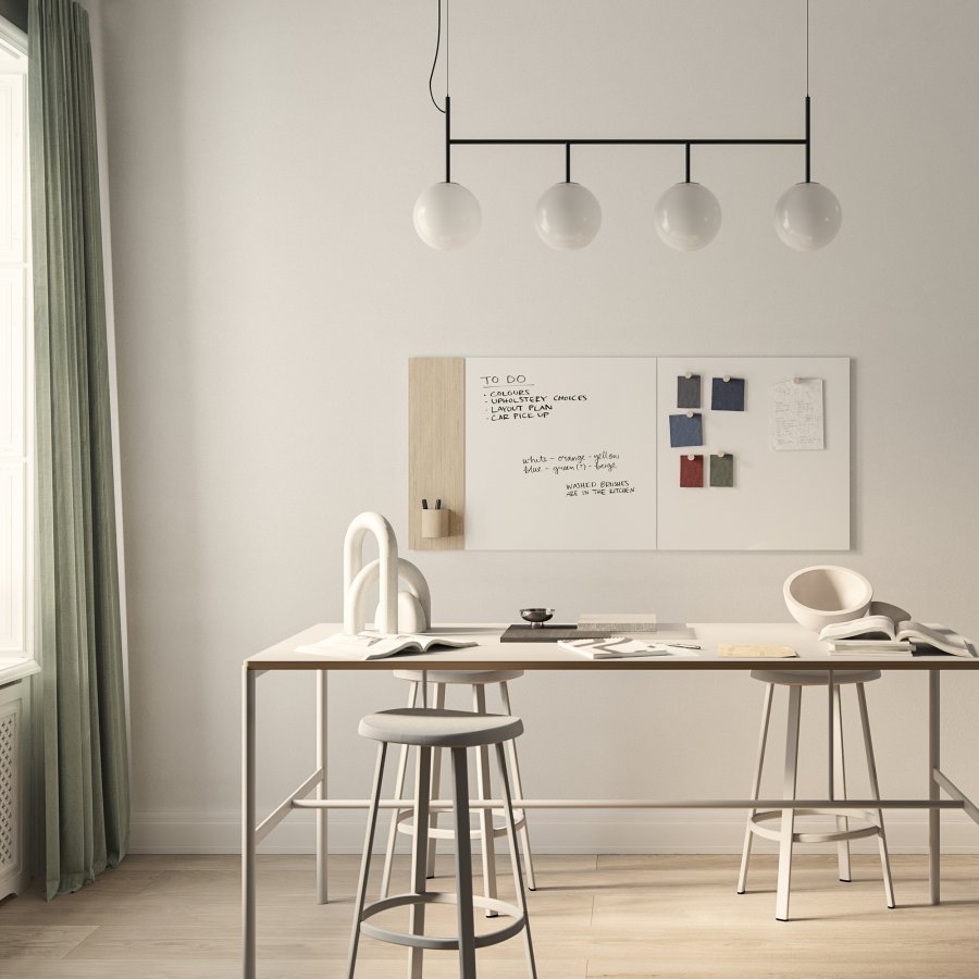 Magnetisk Glastavle, CHAT BOARD Classic Crafted, Sand, Natur Egefin�r, 120 x 150 cm