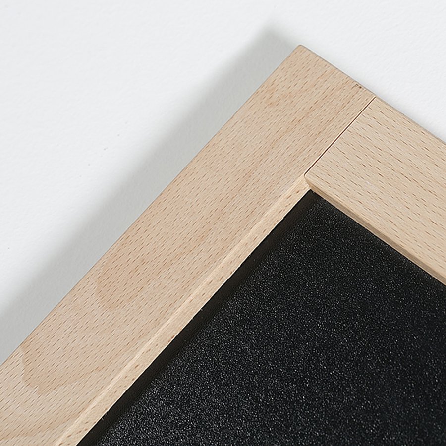 Kridttavle til v&aelig;g, sort, 38 mm tr&aelig;ramme, 30 x 40 cm