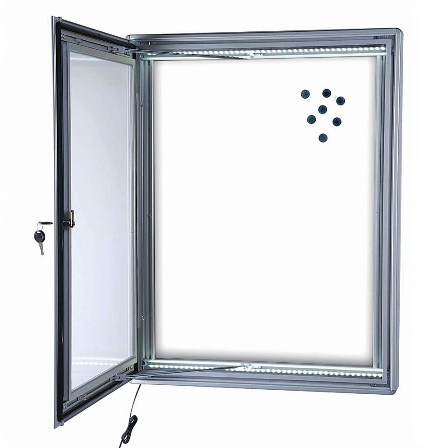 LED Menu Udh&aelig;ngsskab - 4xA4